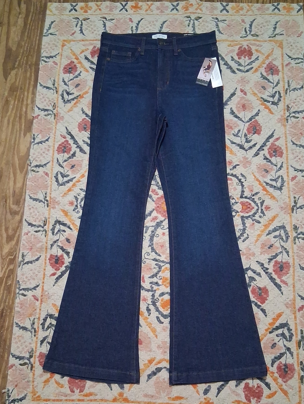 High Rise Wide Leg Flare Jeans